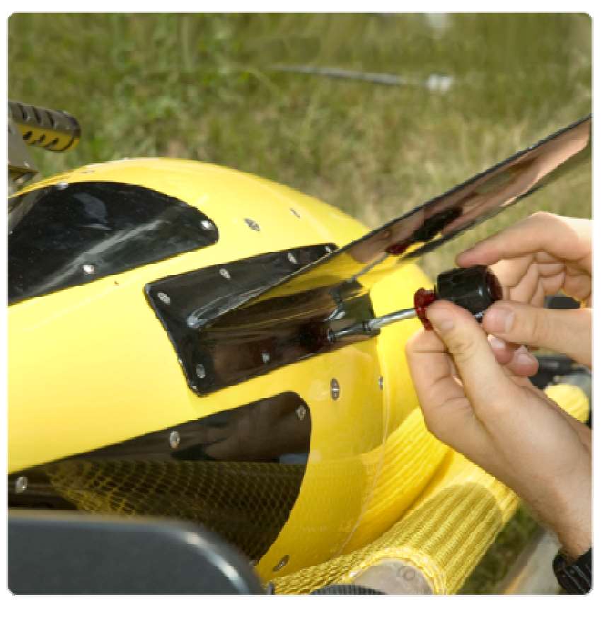 Installing a wing